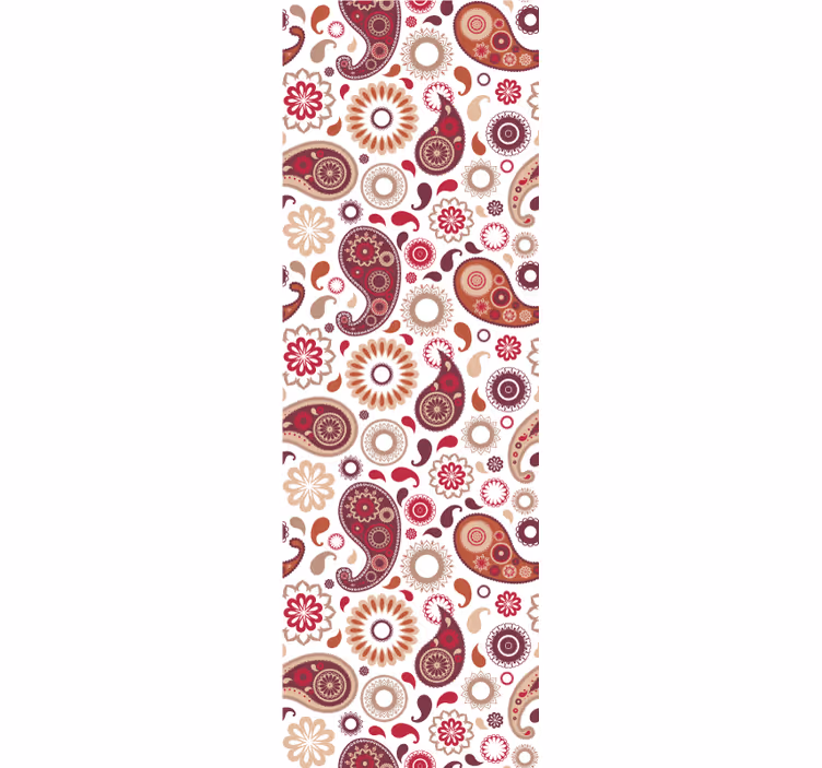 Papier peint design  cachemire blanc - TenStickers