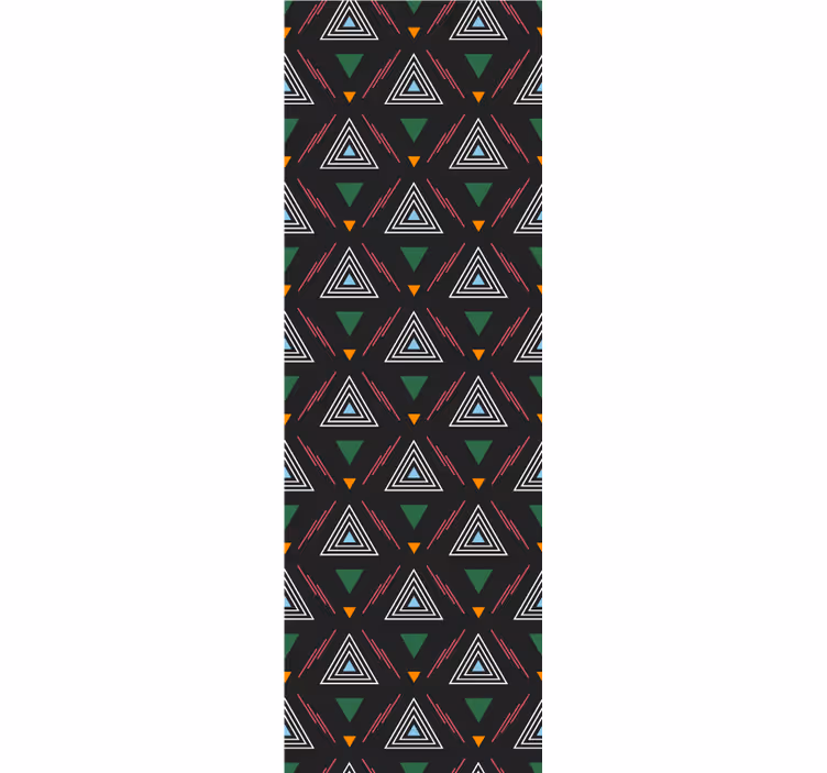 Papier peint triangles harmonie des triades - TenStickers