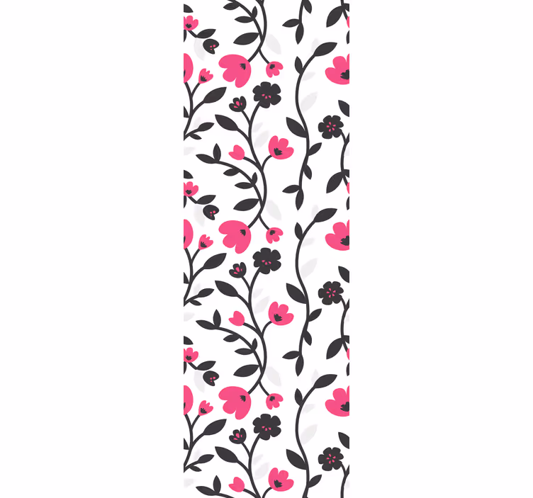 Papier peint salle de bain Texture rose - TenStickers