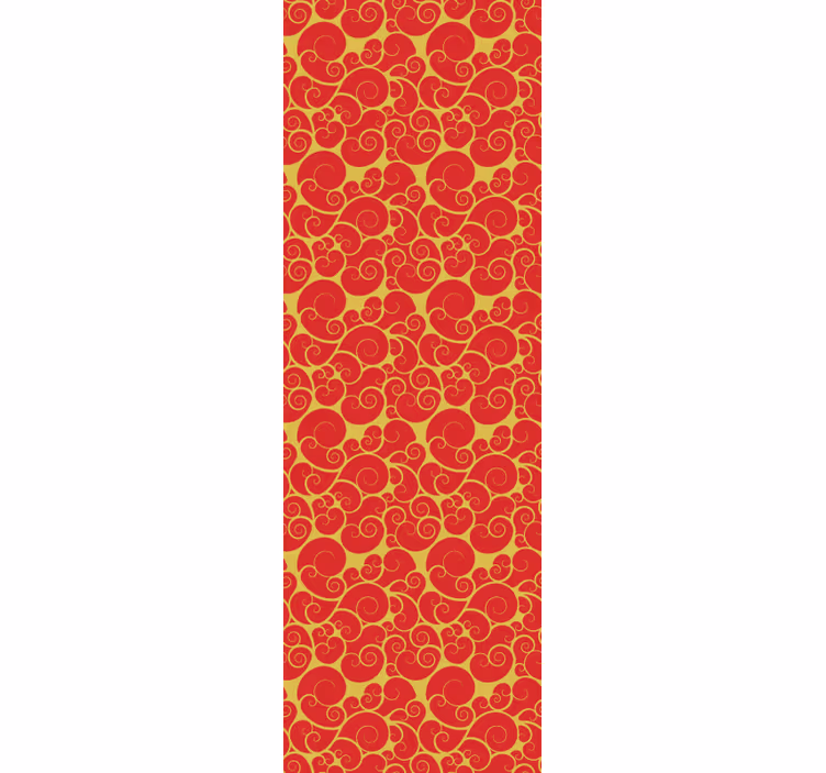 Papier peint salon motif de volutes ornées - TenStickers