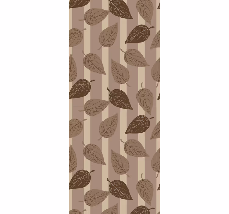 Papier peint feuillage motif de feuille - TenStickers