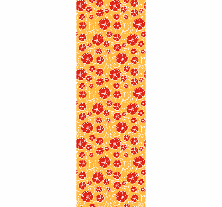 Papier peint ornemental motif d'agrumes orné - TenStickers