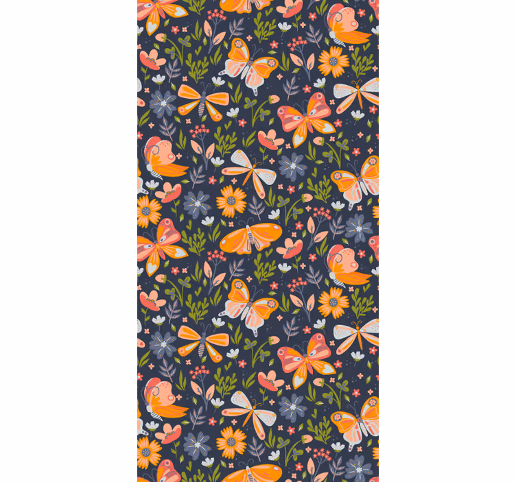 Papier peint papillons panneau de jardin papillon - TenStickers