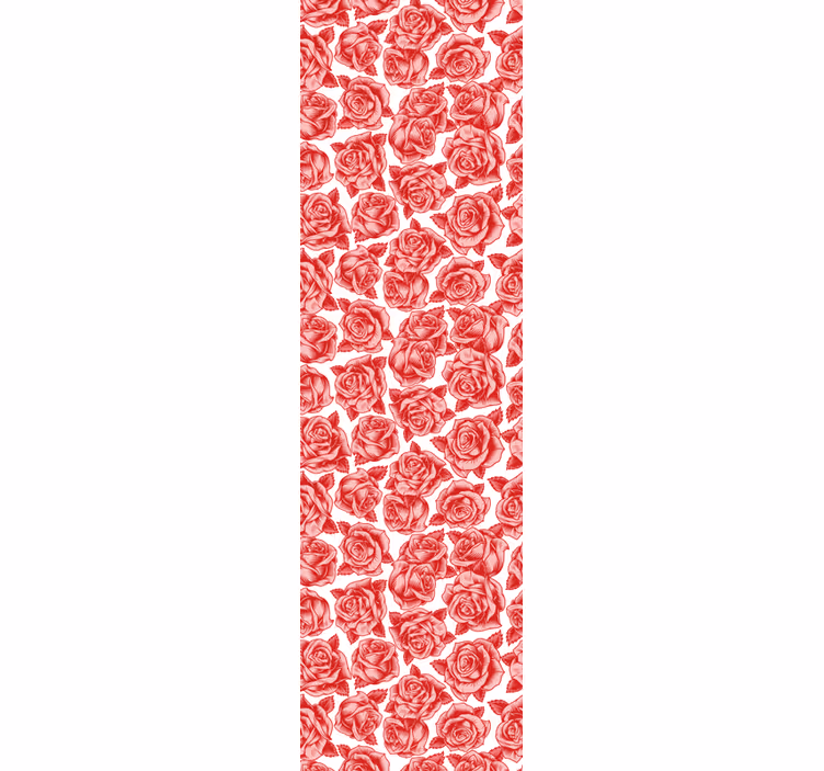 Papier peint fleur Beau fond roses saint valentin - TenStickers