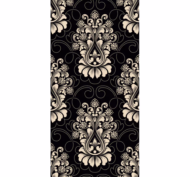 Papier peint baroque volutes baroques - TenStickers