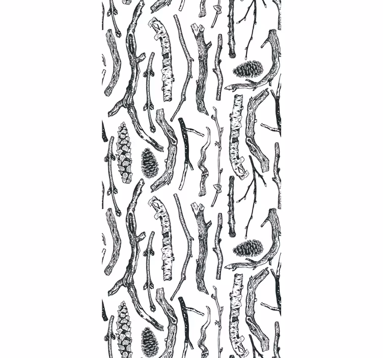 Papier peint nature  de tronc - TenStickers