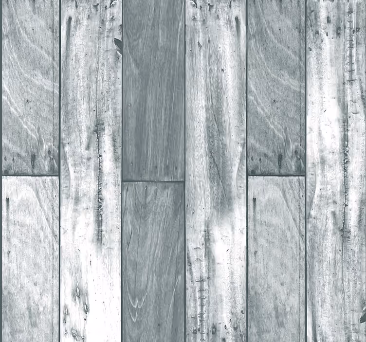Papier peint texturé en bois gris - TenStickers