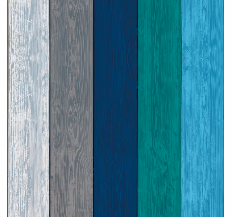 Papier peint bois planches verticales colorées - TenStickers