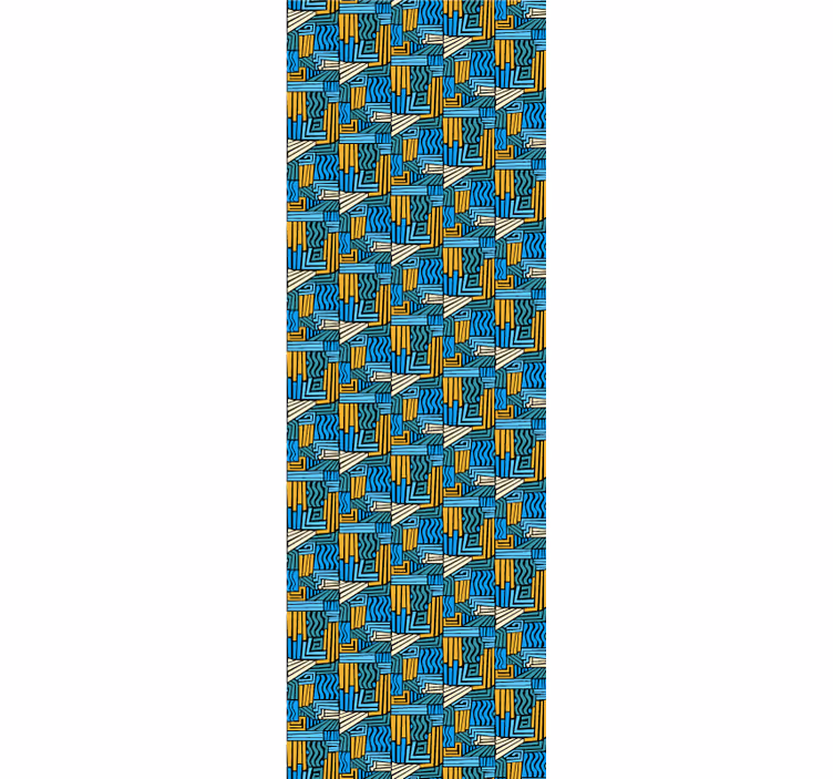 Papier peint formes géometriques entrelacement géométrique - TenStickers