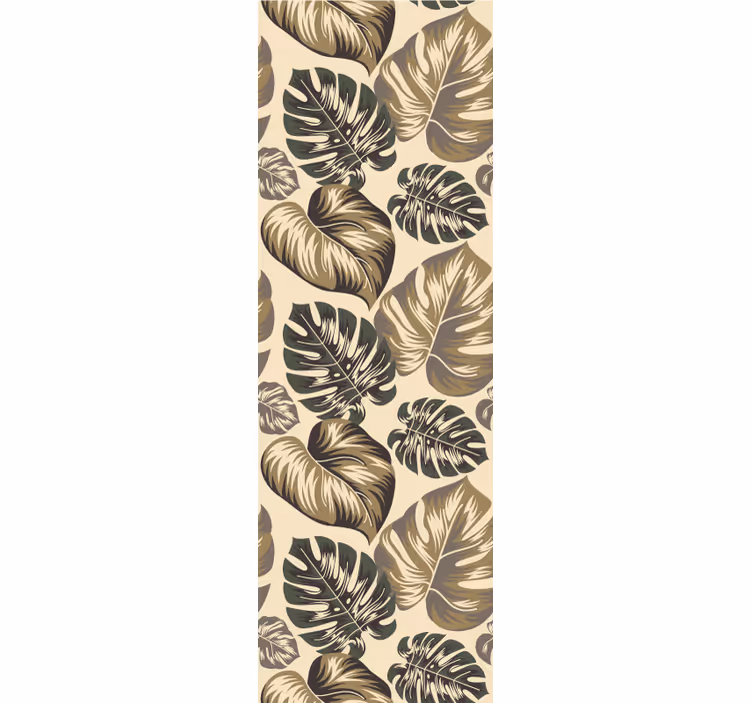 Papier peint feuillage feuillage unicolore - TenStickers
