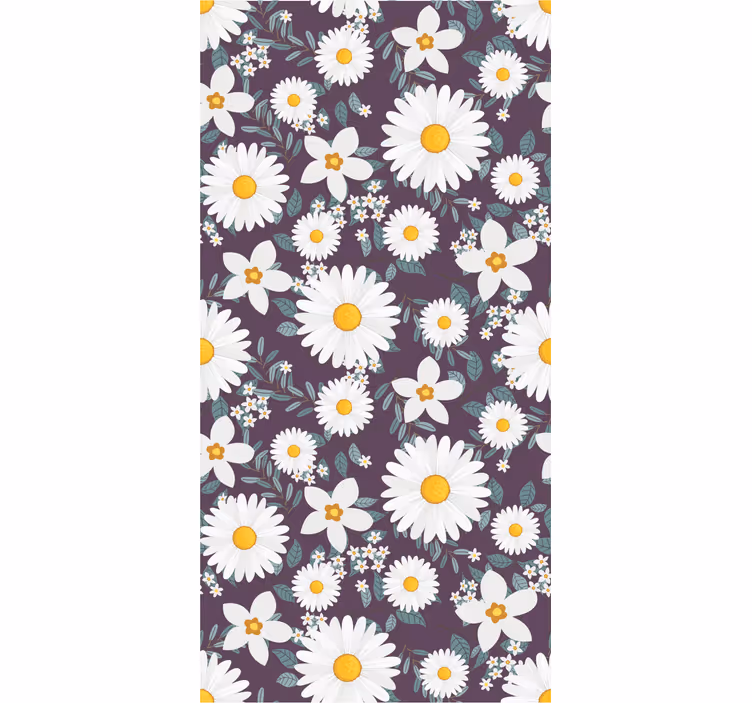 Papier peint fleuri Joli  floral peint - TenStickers
