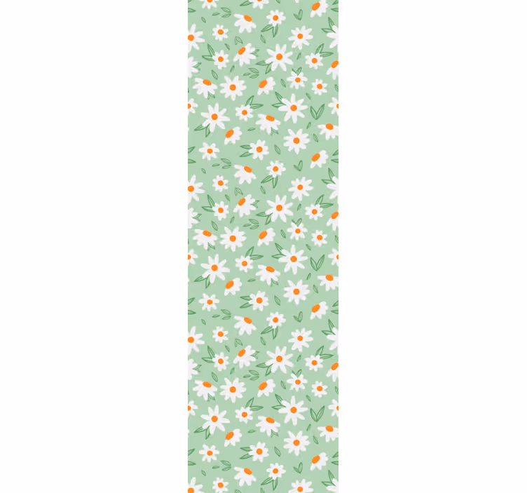Papier peint floral motif de marguerite florale - TenStickers