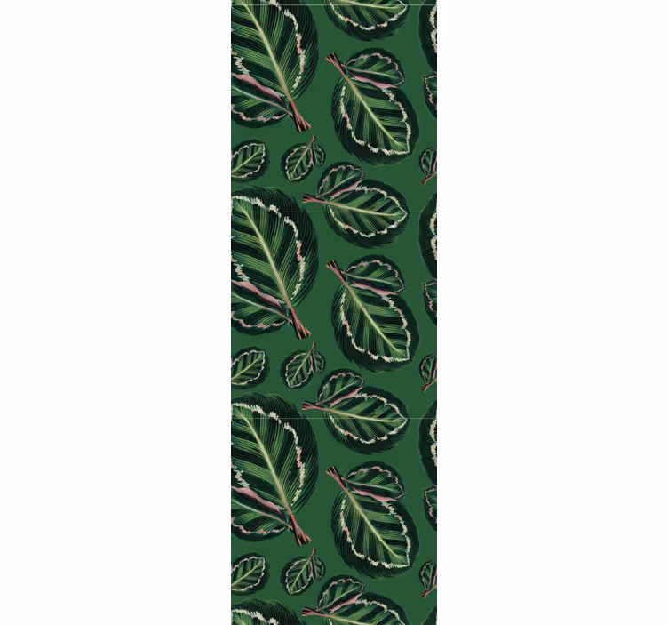 Papier peint fleur Maranta verte - TenStickers