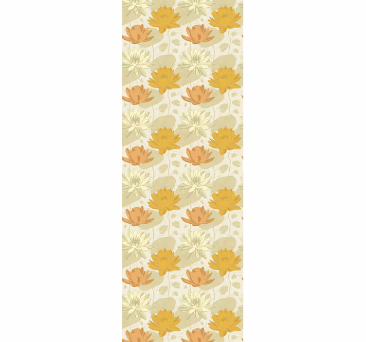 Papier peint floral modèle de composition florale - TenStickers