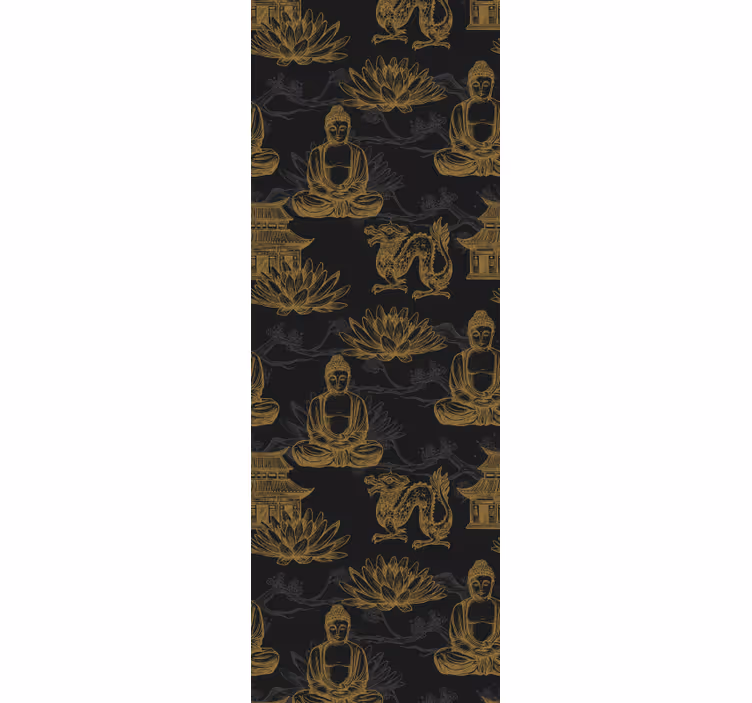 Papier peint chambre adulte iconographie bouddhiste - TenStickers
