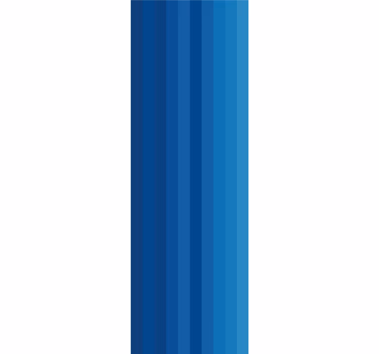 Papier peint lignes horizontales motif rayé bleu - TenStickers