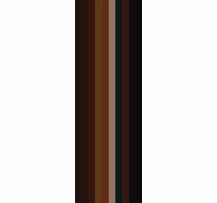 Papier peint ligne verticale Rayures verticales de couleur marron - TenStickers