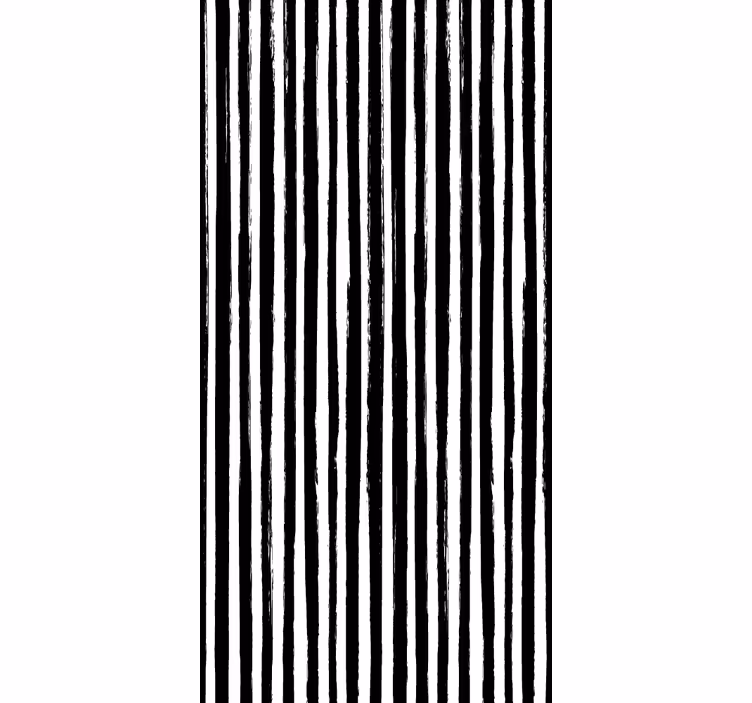 Papier peint ligne verticale Rayures noires grunge - TenStickers