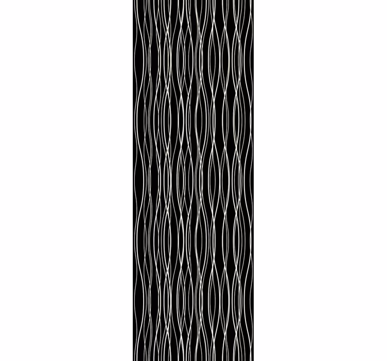 Papier peint ligne verticale lignes curvilignes - TenStickers