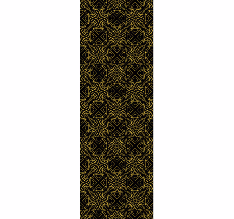 Papier peint triangle Indien géométrique - TenStickers
