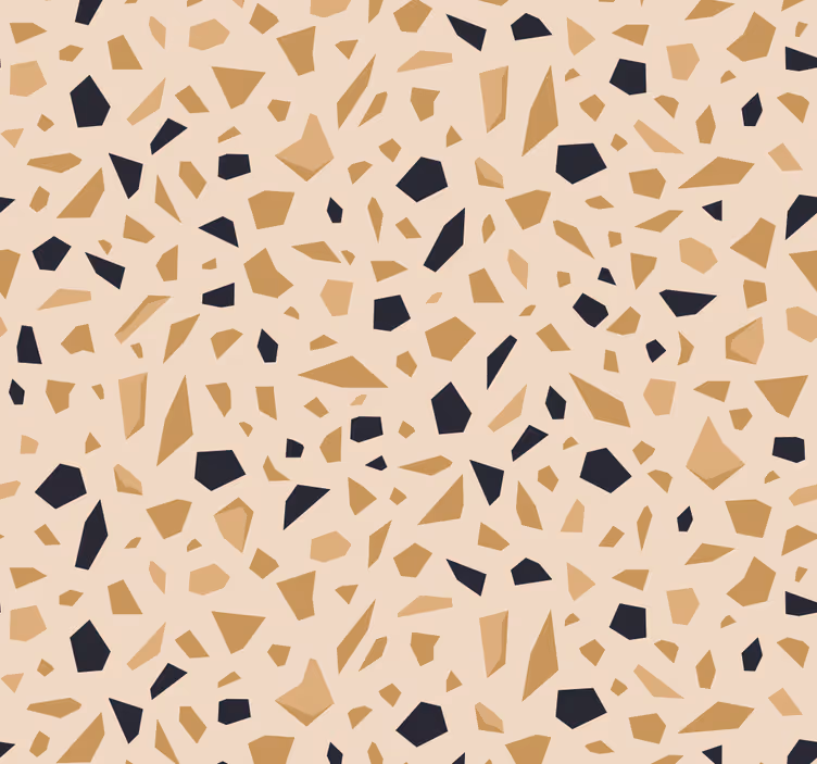 Papier peint formes géometriques motif de terrazzo - TenStickers