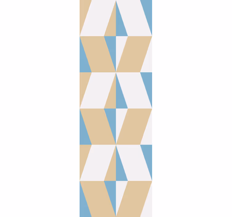 Papier peint formes géometriques motif triangulaire - TenStickers