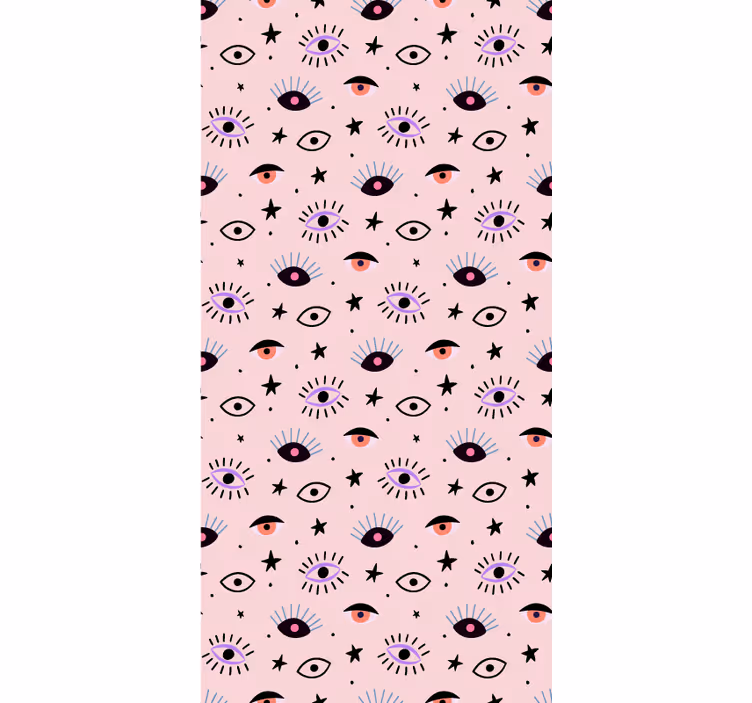 Papier peint vintage Yeux dans un style vintage - TenStickers