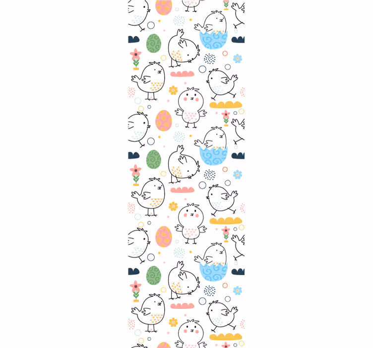 Papier peint chambre enfant motif de poussin délice - TenStickers