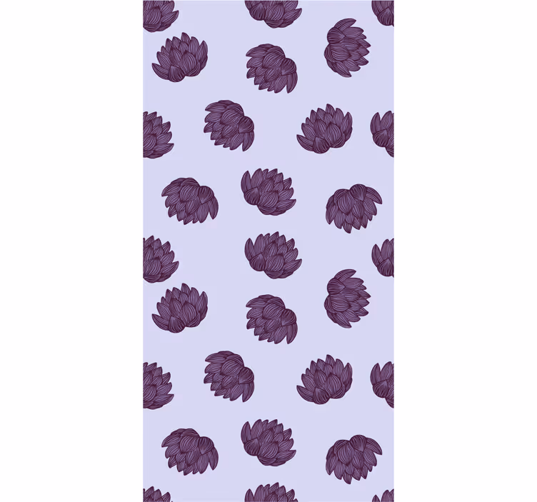 Papier peint floral simplicité du motif floral - TenStickers