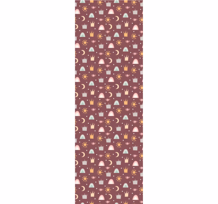 Papier peint scandinave motif céleste - TenStickers