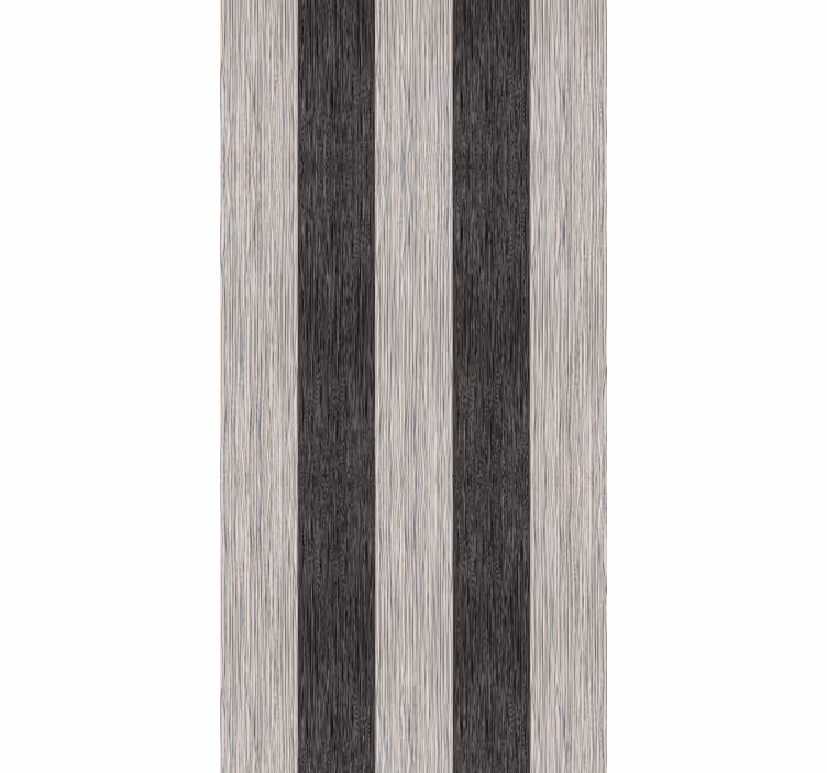 Papier peint ligne verticale Effet bois noir et gris - TenStickers