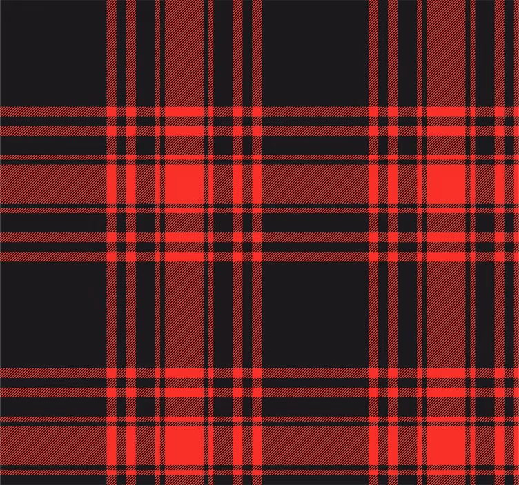 Papier peint rayures plaid classique - TenStickers