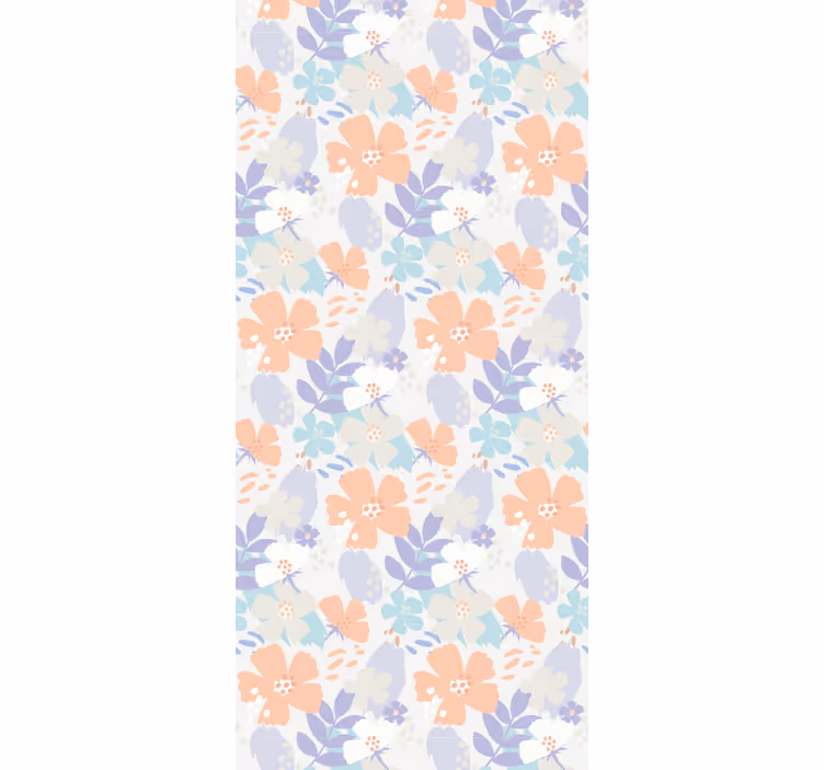 Papier peint floral imprimé pétales de fleurs - TenStickers