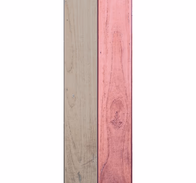 Papier peint bois Bois rose et gris - TenStickers