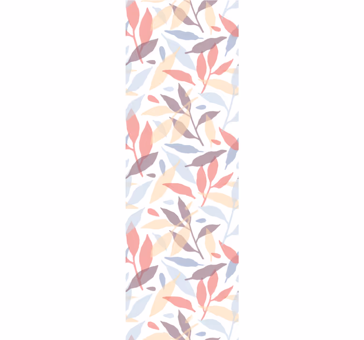 Papier peint chambre adulte Branches d'arbres colorées - TenStickers