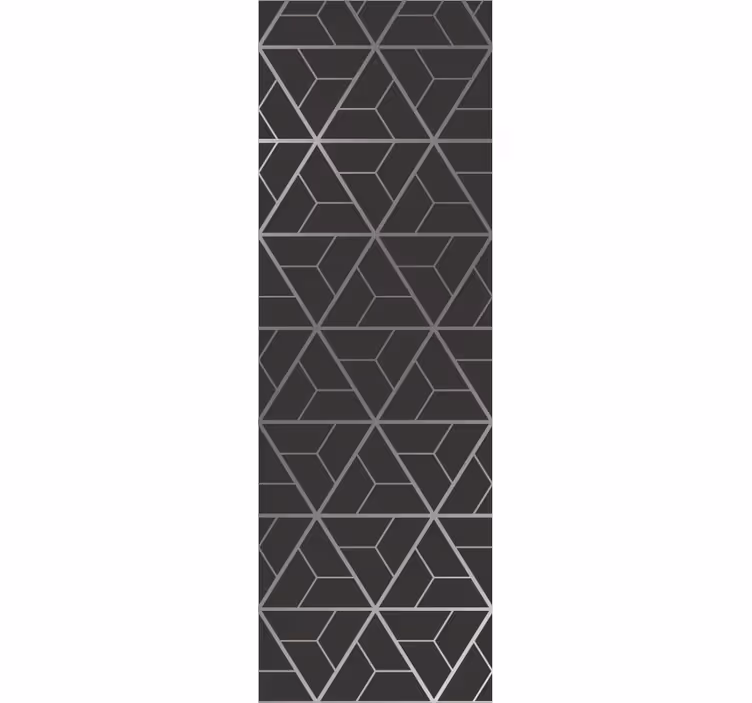 Papier peint salon Design argent et gris - TenStickers