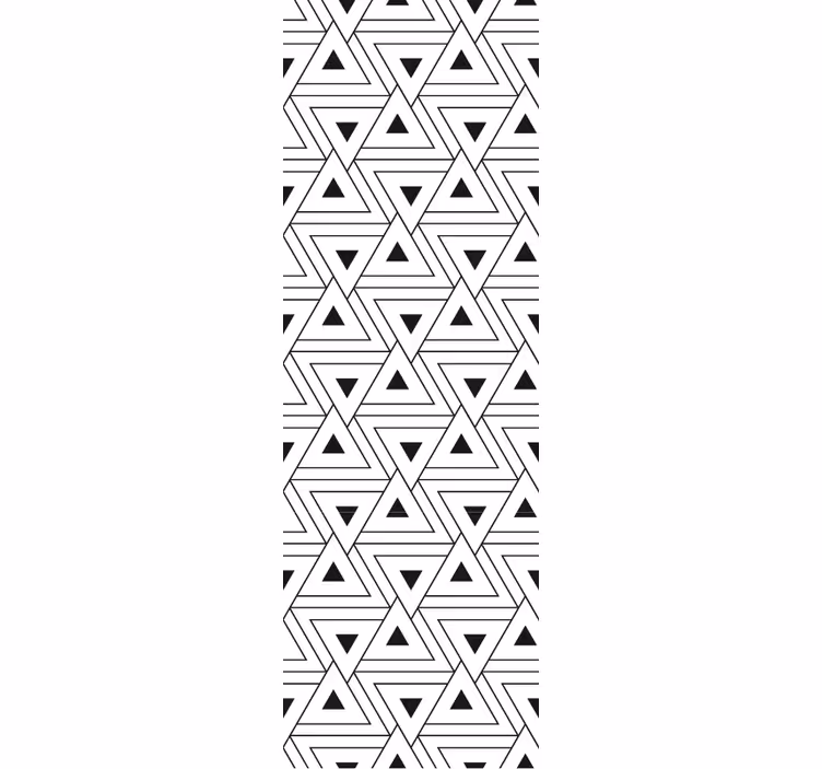 Papier peint salon Conception en noir et blanc - TenStickers