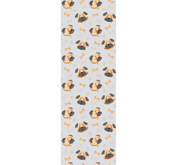 Papier peint chiens modèle de chiot - TenStickers