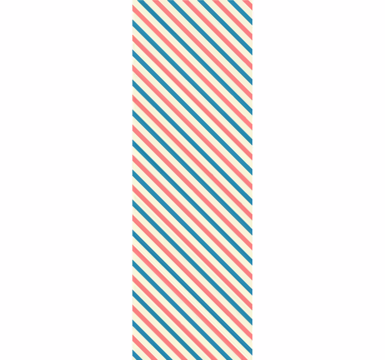 Papier peint rayures motif en diagonale - TenStickers