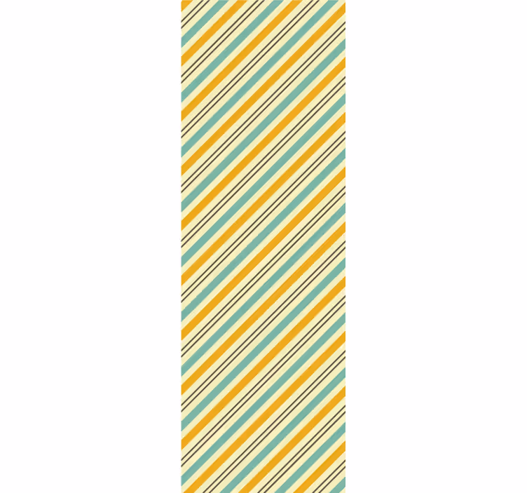 Papier peint lignes horizontales motif diagonal rayé - TenStickers