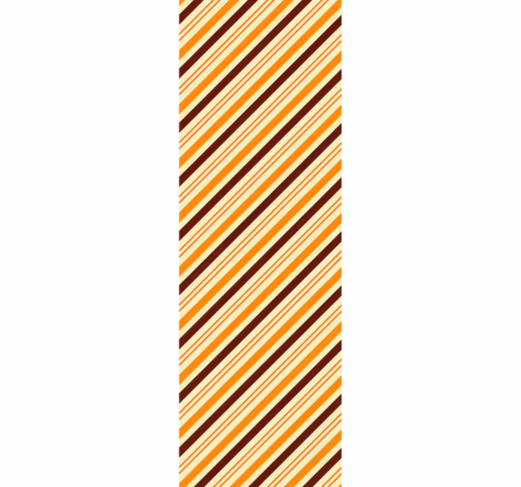 Papier peint lignes horizontales motif à rayures diagonales - TenStickers