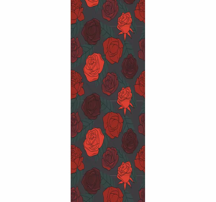 Papier peint floral élégance rosée - TenStickers