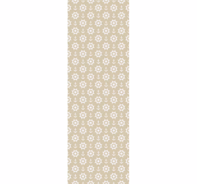Papier peint carreaux de ciment motif nautique - TenStickers