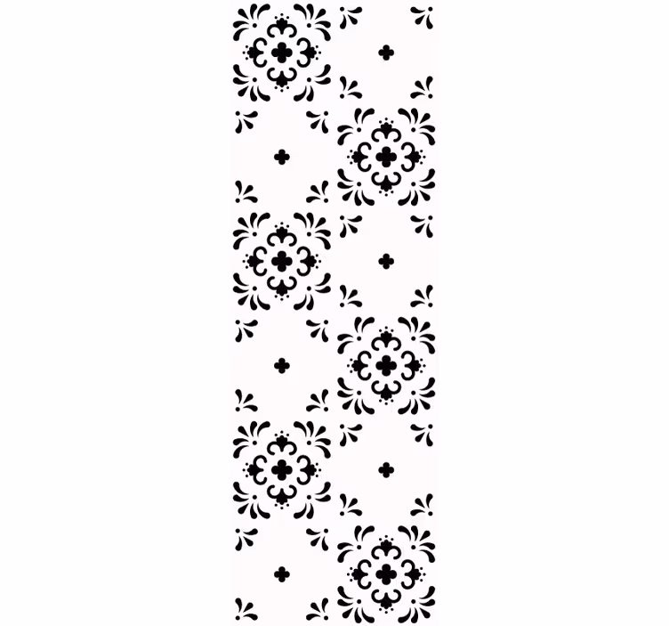 Papier peint fleuri ornement floral - TenStickers