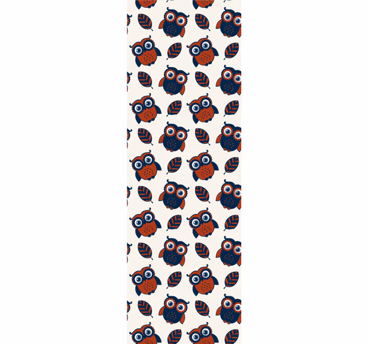 Papier peint animaux motif hiboux - TenStickers