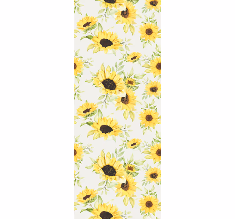 Papier peint floral délice de tournesol - TenStickers