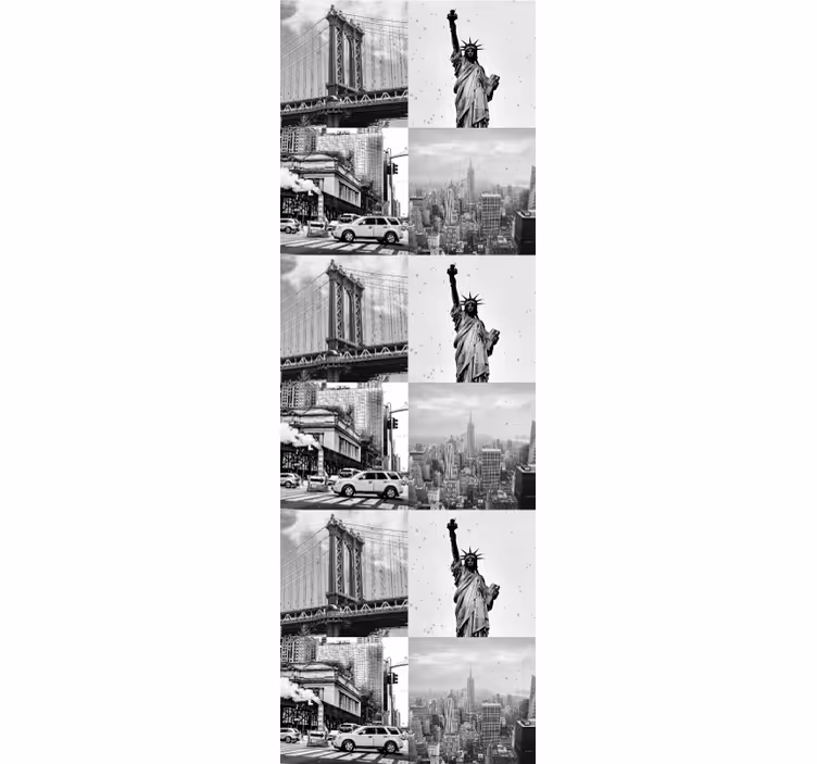 Papier peint New York montage urbain - TenStickers