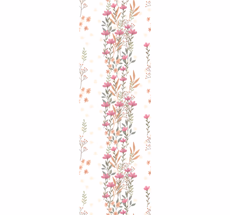 Papier peint fleur Grandes fleurs botaniques - TenStickers
