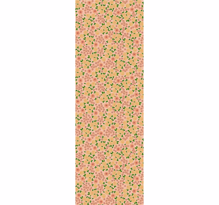 Papier peint floral sérigraphie florale délice - TenStickers