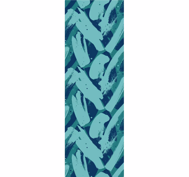 Papier peint abstrait motif coups de pinceau - TenStickers